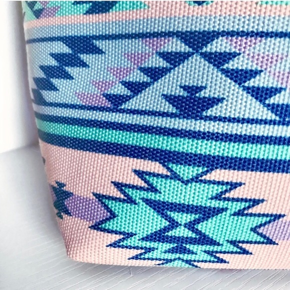 Aztec large canvas tote bag - Picture 4 of 5